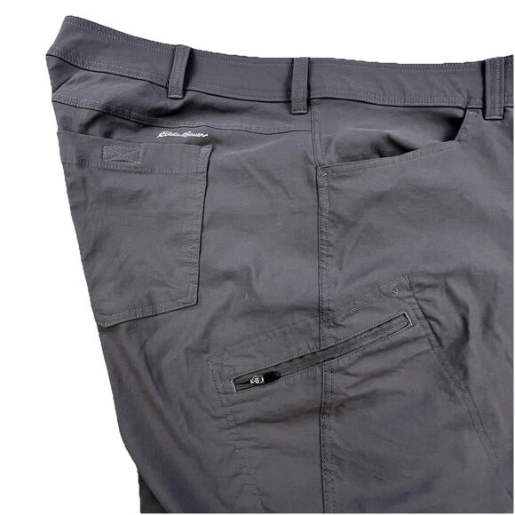 Eddie Bauer First Ascent Pants Mens 44x31 Gray Cargo Nylon Stretch Hiking - Picture 10 of 15